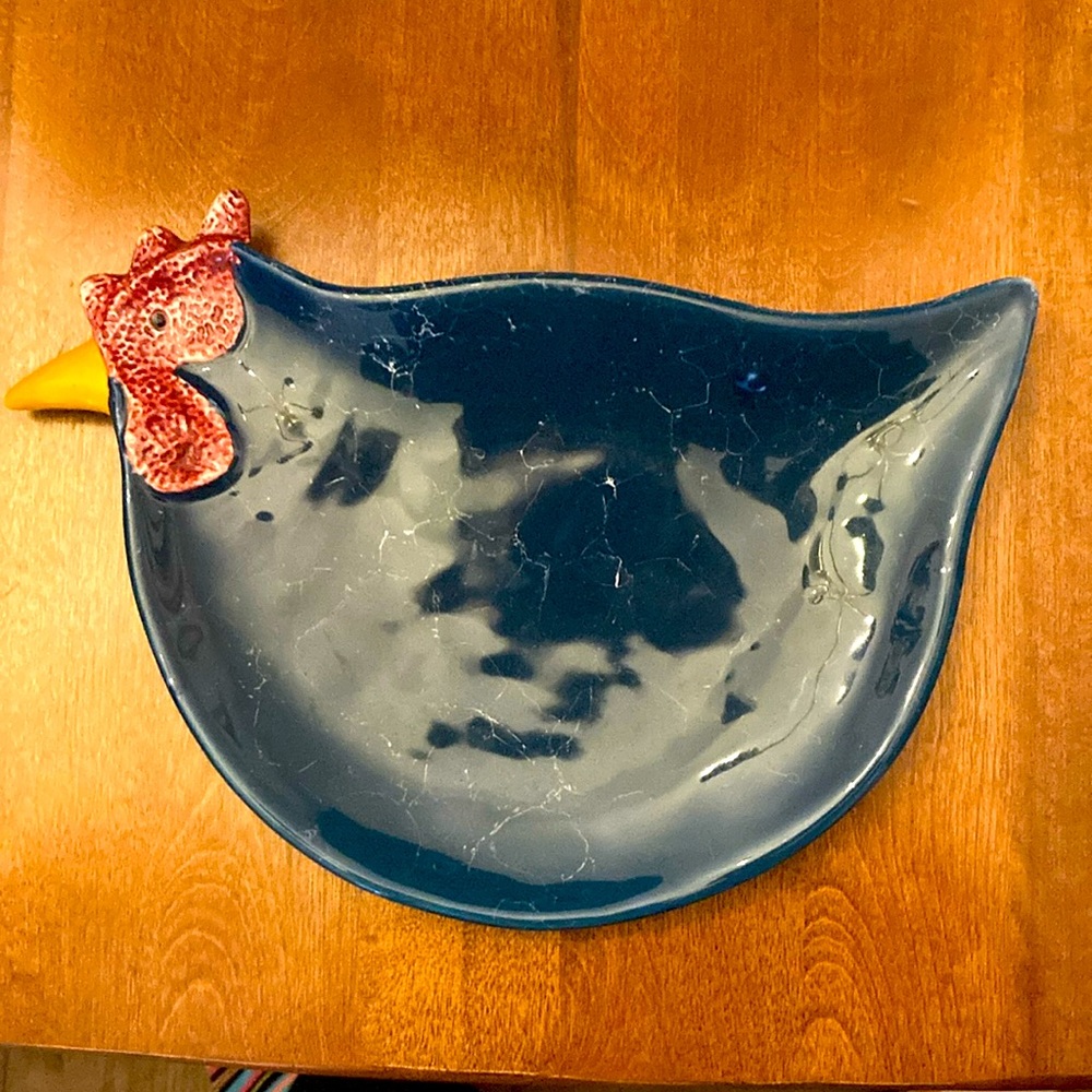 Cute  chicken serving plate